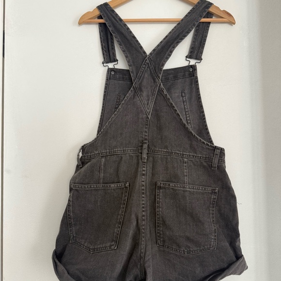 Free People Black Denim Overalls - Picture 2 of 4